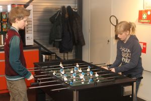 even een potje voetballen